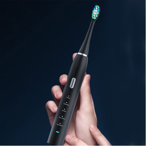 LED Soft-Bristle Household Electric Toothbrush