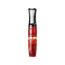 Vintage Red Wood-Grain 9mm Ultra-Slim Filter Cigarette Holder