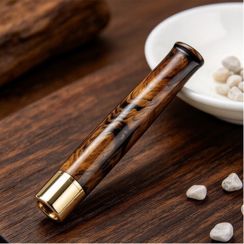 10mm Sea-Whip Cigarette Holder with Retractable Filter-Cleaning Rod