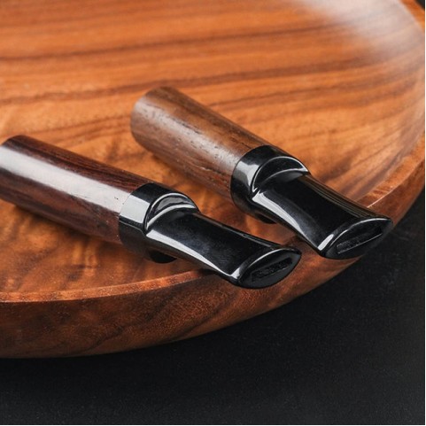 Ebony wood 6mm filter cigarette holder
