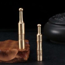 Washable solid copper cigarette filter for effective tar reduction