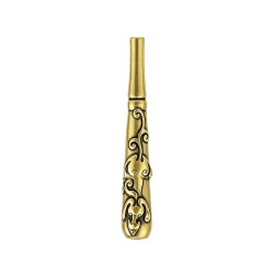 Vintage-style distressed-finish dual-use cigarette holder with filter