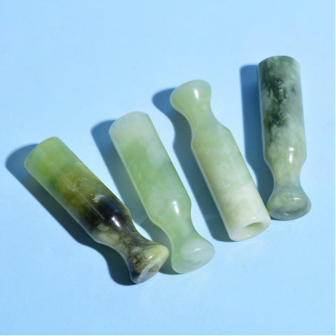 Cylindrical tungsten-stone pipe filter mouthpiece