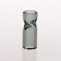 Pure highly transparent tubular cigarette filter tip