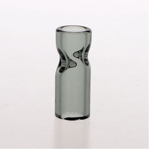Pure highly transparent tubular cigarette filter tip
