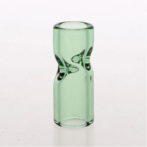 Pure highly transparent tubular cigarette filter tip