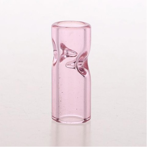 Pure highly transparent tubular cigarette filter tip