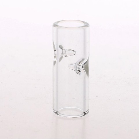 Pure highly transparent tubular cigarette filter tip