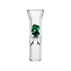 Flat-mouth portable diamond filter cigarette holder