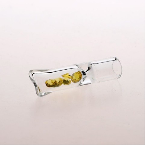 Flat-mouth portable diamond filter cigarette holder