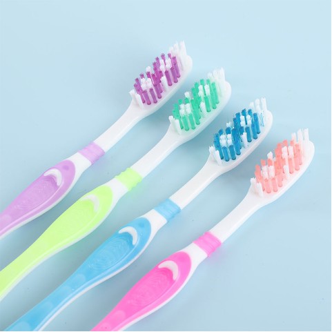 Household Oral Care Toothbrush with Non-slip Handle