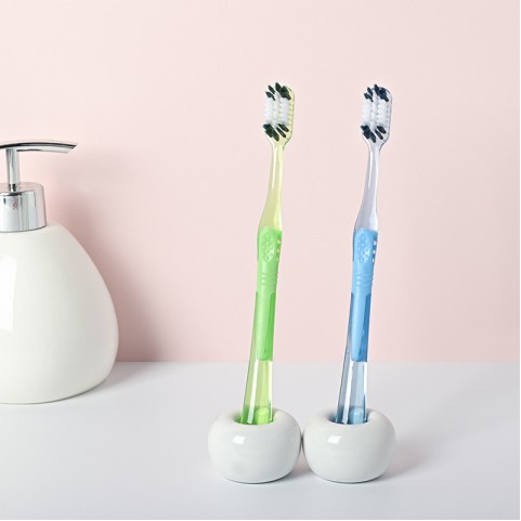 Ultra-Soft Solid-Color Adult Household Toothbrush