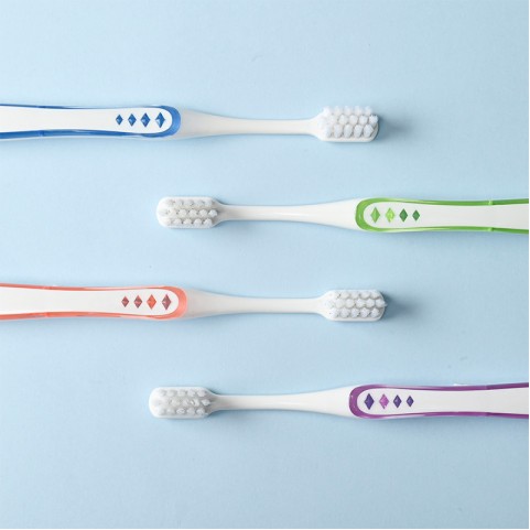 Premium Adult Soft-Bristle Plastic Toothbrush