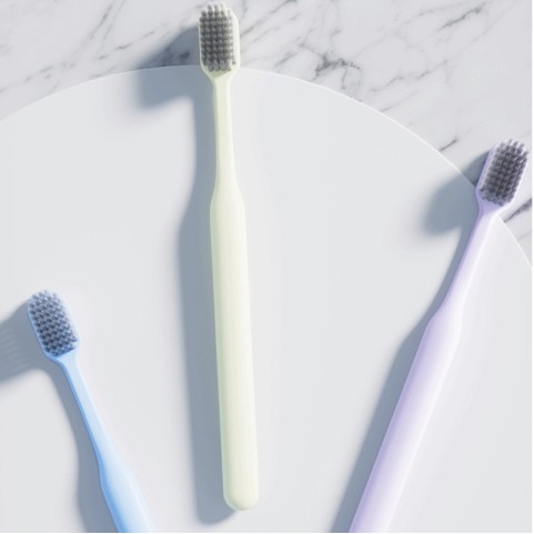 Adult Portable Soft-Bristle Toothbrush
