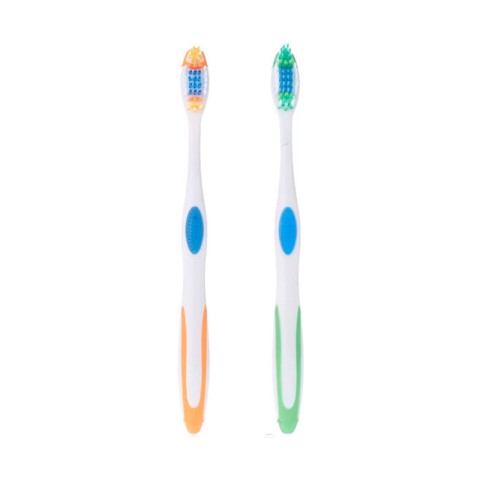 Two-Tone Personalized Soft-Bristle Toothbrush for Adults