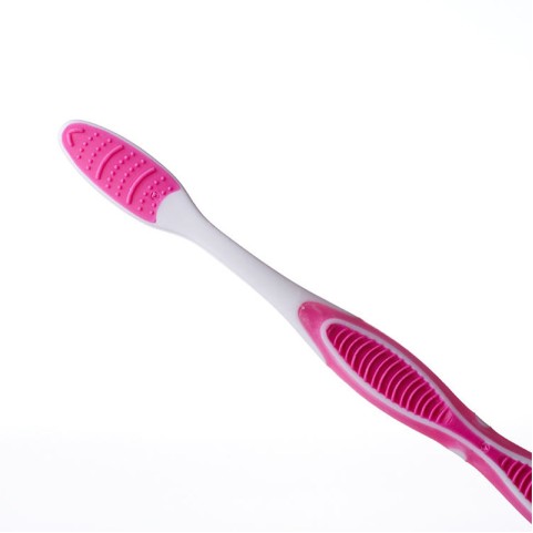 Two-Tone Personalized Soft-Bristle Toothbrush for Adults