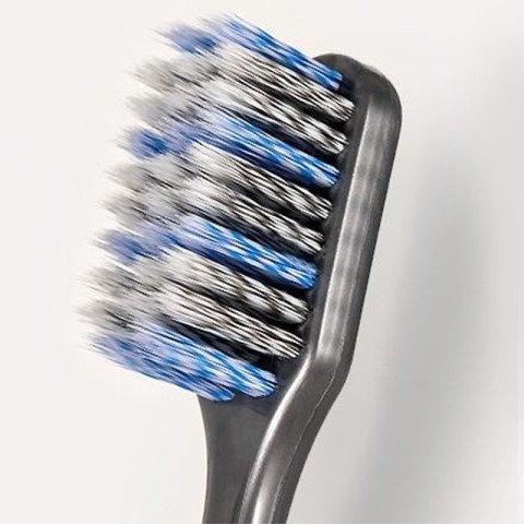 High-Spiral Bristle Adult Toothbrush