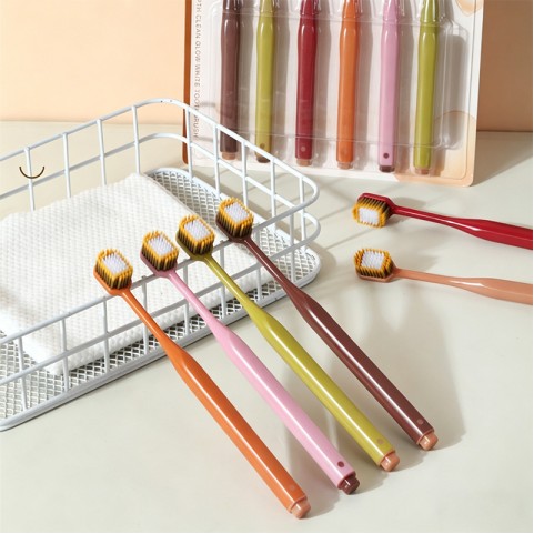 High-Quality Adult Toothbrush with Wide Head and Soft Bristles