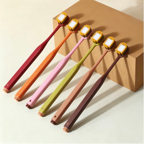 High-Quality Adult Toothbrush with Wide Head and Soft Bristles