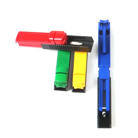 Green and Black Color-Block Anti-Slip Manual Cigarette Roller