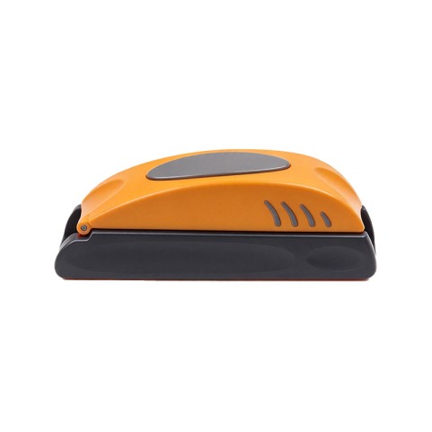 Stylish orange and black plastic manual cigarette roller