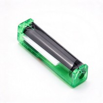 Stylish portable crystal-textured manual cigarette roller
