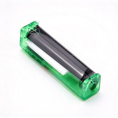 Stylish portable crystal-textured manual cigarette roller