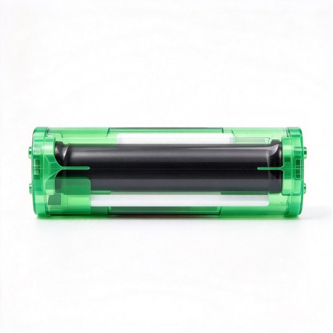 Stylish portable crystal-textured manual cigarette roller