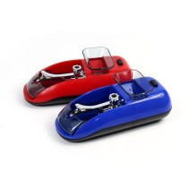 Blue metal manual cigarette roller