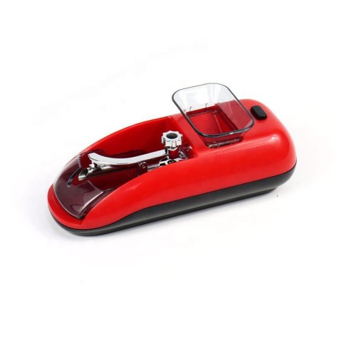 Blue metal manual cigarette roller