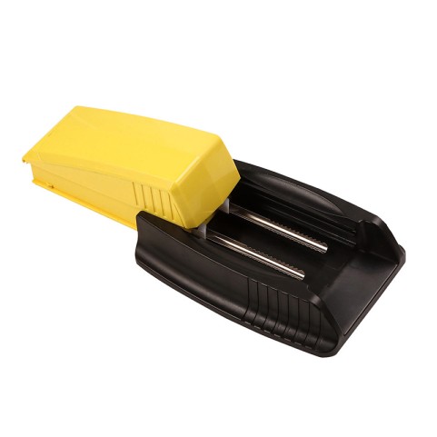 Leak-proof Yellow-and-Black Dual-Tube Manual Cigarette Roller