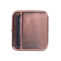 Metal Manual Cigarette Roller with Carbon Fiber Texture