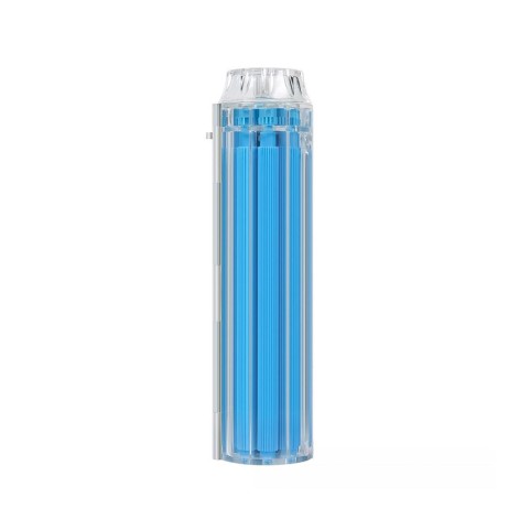 8mm Round Transparent Red Gear-Style Manual Cigarette Roller