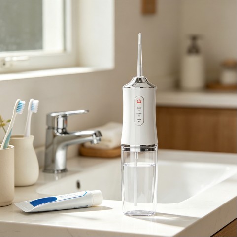 Portable Pressure-Powered Waterproof Handheld Water Flosser