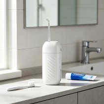 360-Degree White Portable Wireless Water Flosser