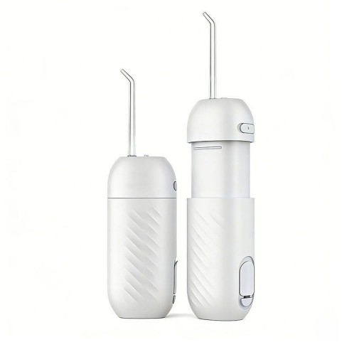 360-Degree White Portable Wireless Water Flosser