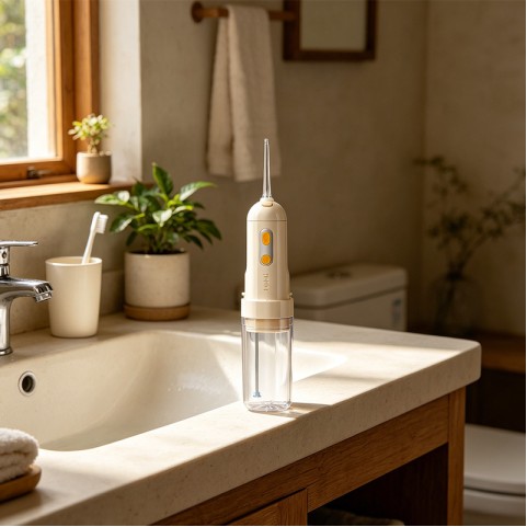 Yellow Mini Portable Electric Water Flosser