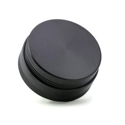 Black Multi-Layer Diamond-Pattern Tobacco Grinder