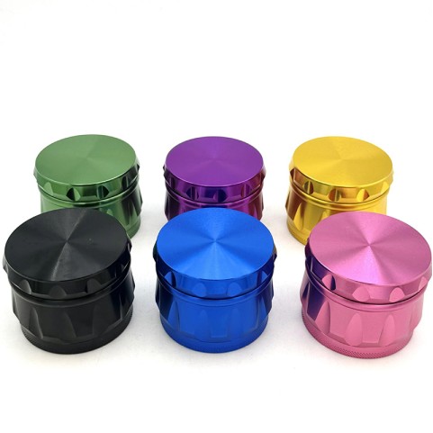 Matte-finish 3D-textured non-slip tobacco grinder