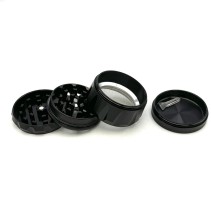 Matte-finish 3D-textured non-slip tobacco grinder