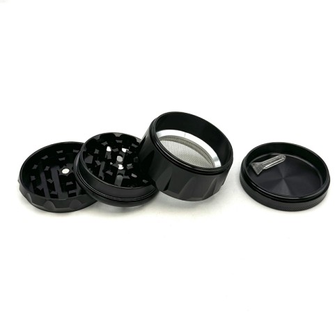 Matte-finish 3D-textured non-slip tobacco grinder