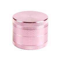 Pink Knurled Non-Slip Tobacco Grinder