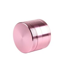 Pink Knurled Non-Slip Tobacco Grinder