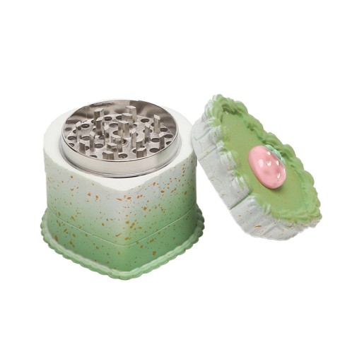 Heart-shaped tobacco grinder