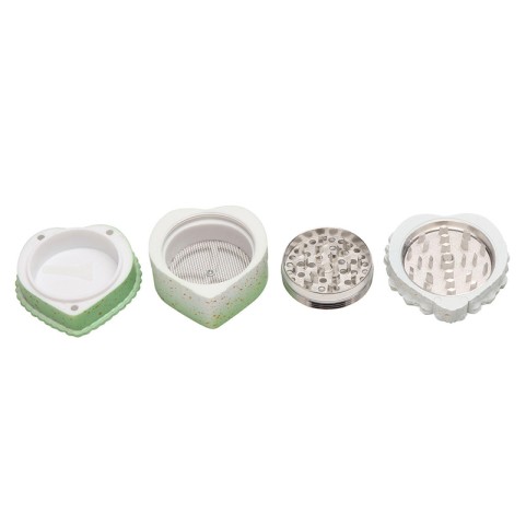 Heart-shaped tobacco grinder