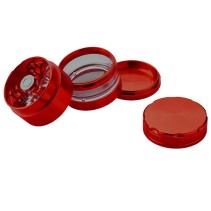 Transparent 4-Layer Solid Tobacco Grinder