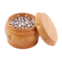 Classic Faux-Wood Grain Tobacco Grinder