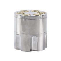 Cool Revolver-Cylinder-Style Tobacco Grinder