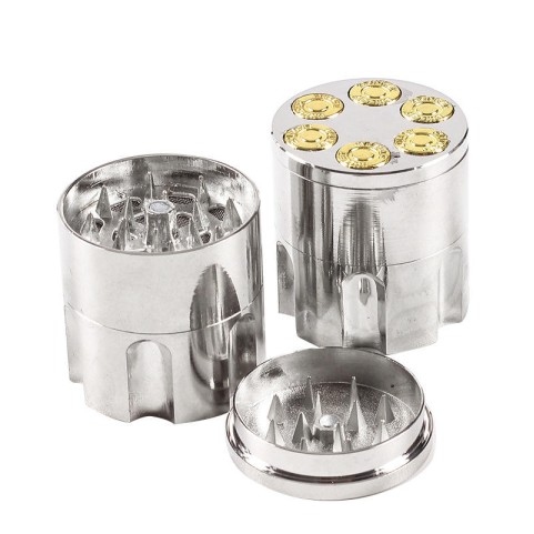 Cool Revolver-Cylinder-Style Tobacco Grinder