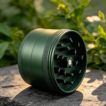 Exquisite Matte Dark Green Tobacco Grinder